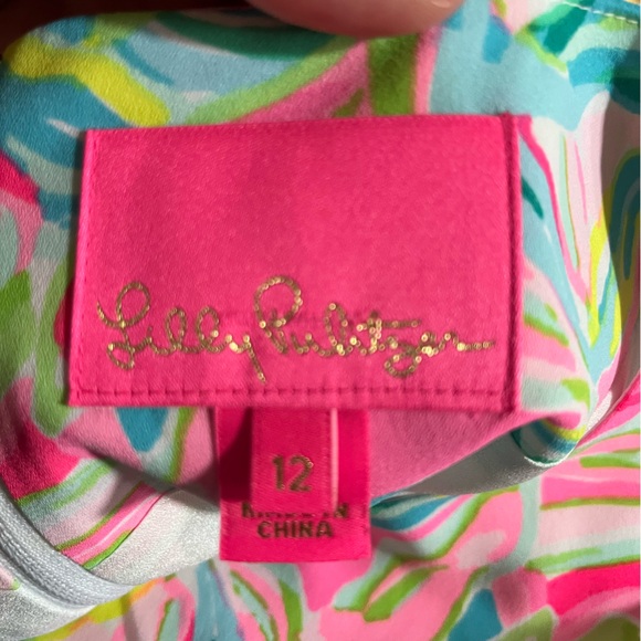 Lilly Pulitzer DARLAH STRETCH DRESS Multi One In A Melon - Picture 3 of 3